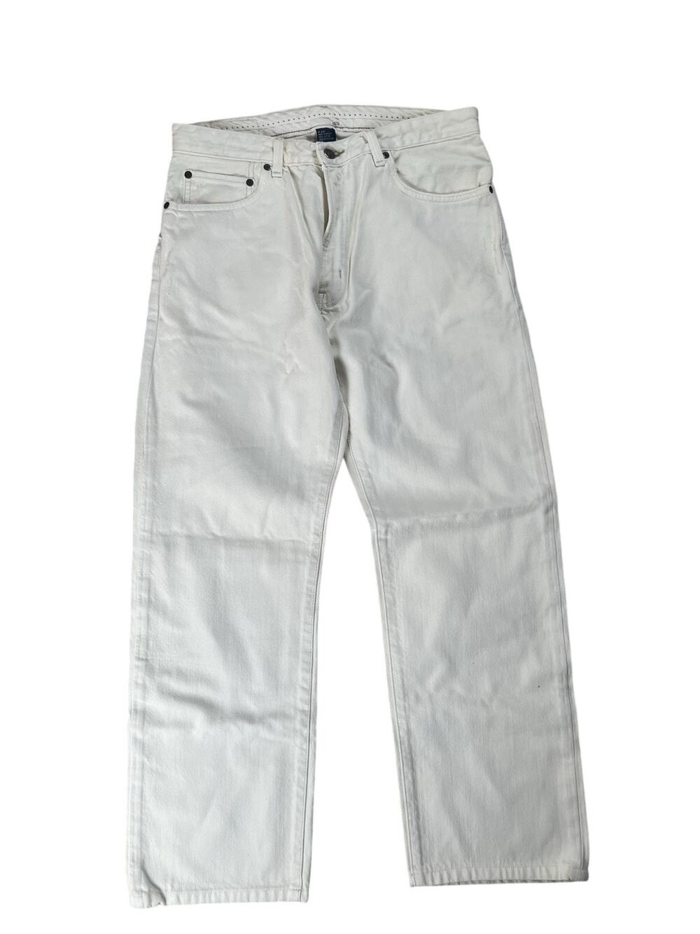 Polo Ralph Lauren Pants Mens 32x30 White Chino Cotton Straight Flat Front